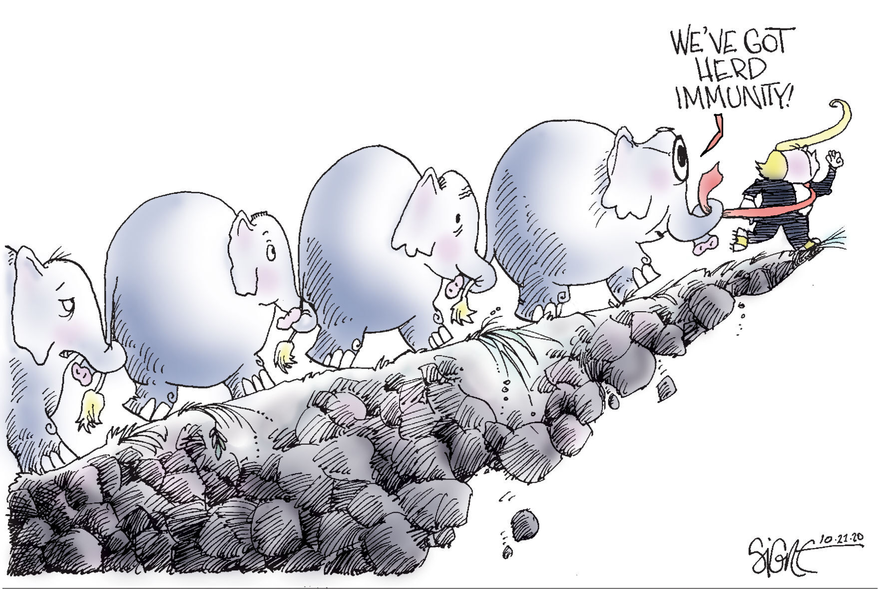 Signe Wilkinson cartoon
